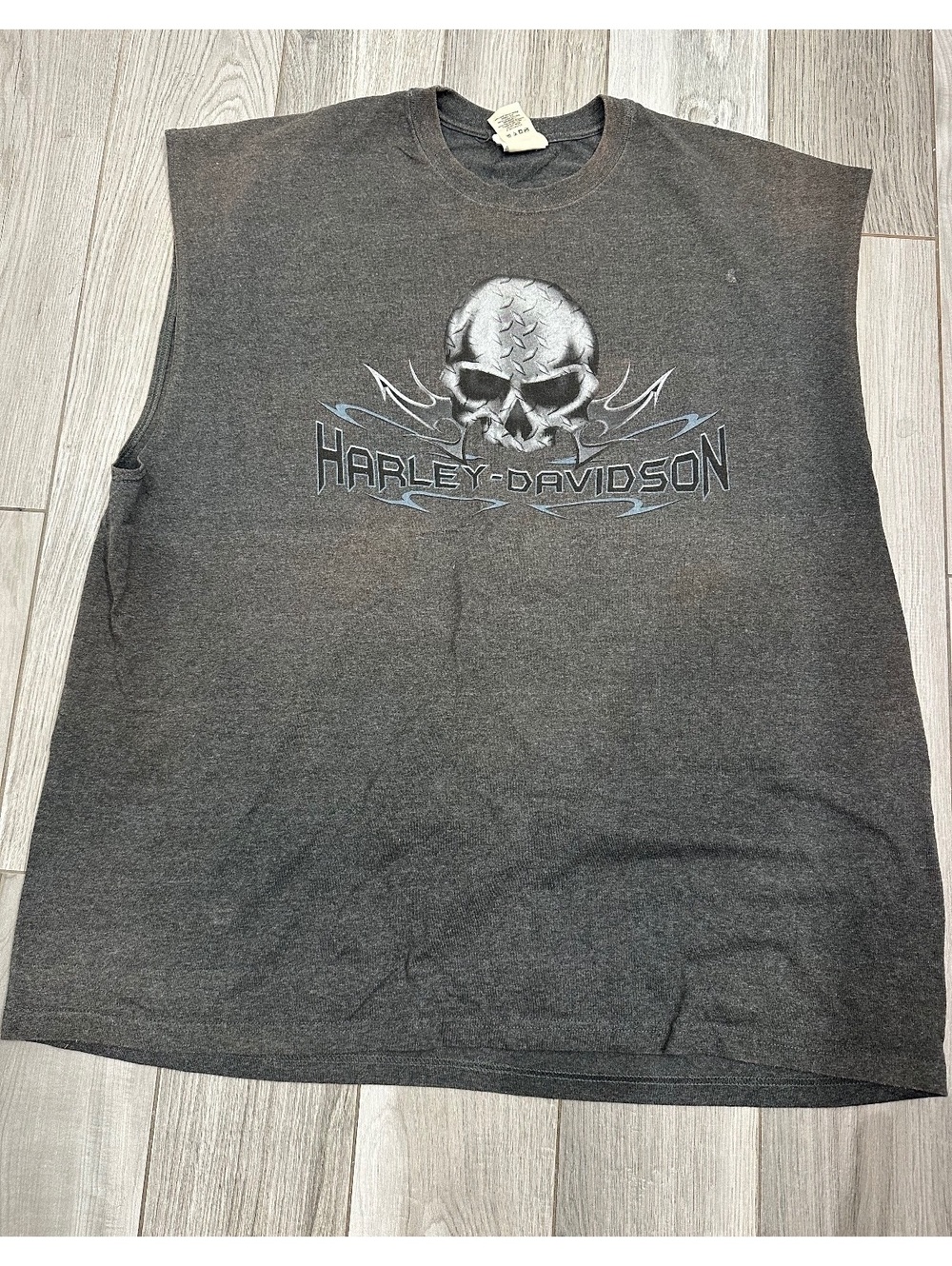 Vintage Y2K Harley-Davidson Myrtle Beach South Carolina Skull  T-Shirt 3XL